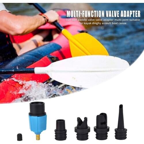 Boat Air Valve Adapter Rubber Paddle Board Canoe Kayak Air Valve Pump Converter for Family Outdoor Water Decoration