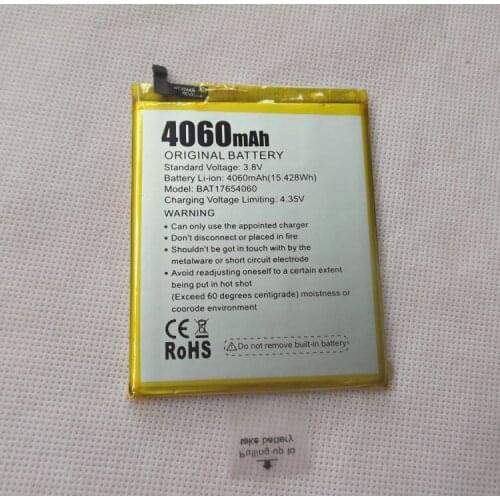 For Doogee Mix 2 mix2 Smartphone Battery Power Supply BTY 4060mAh BAT17654060