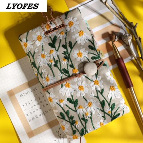 6 Ring Binder Budget Book Notepad Stationery 2021 Agenda Planner Journal Notebook School Supplies Office Accessories Cloth Cover