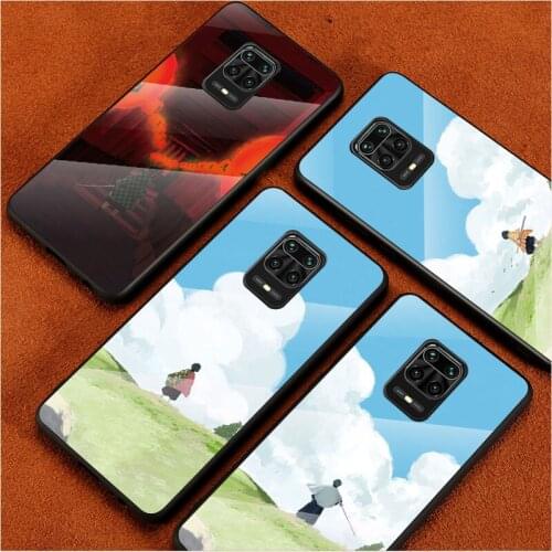 Demon blade For Xiaomi Redmi Note 10 10S 9T 9S 9 8T 8 7 Phone Case Tempered Glass Hot New Shell Luxury Cove