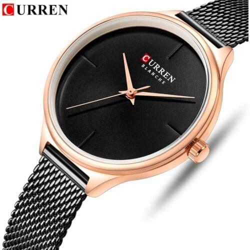 CURREN Brand Luxury Woman Casual Wristwatch Ladies Classic Quartz Watch Female Fashion Romantic Watch Relogio Feminino