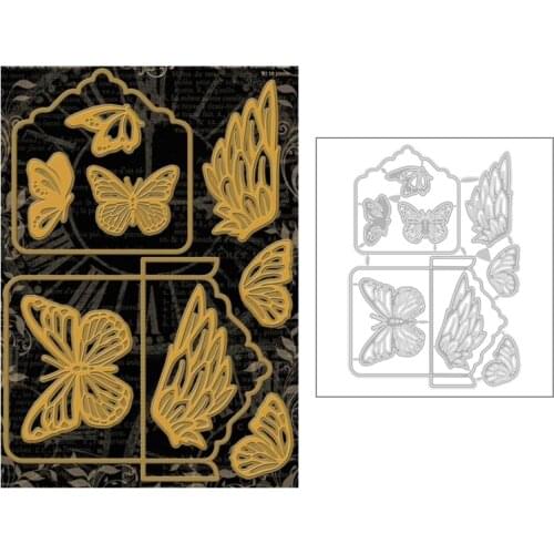 2020 Hot New DIY Animal Insect Butterfly Relief Embossing Metal Cutting Dies For Scrapbooking Foil Card Paper Making no stamps