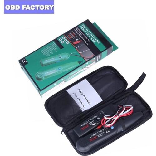 Newest MS6812 Cable Tracker Tester Professional Line LAN detector UTP STP Telephone Wire Tracer Breakpoint location Line Finder