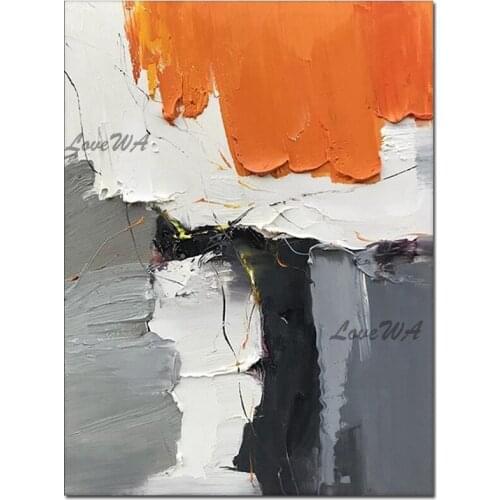 Hand-painted Competitive Goods Oil Painting Wall Hangings Picture Art New Simple Design Abstract Texture Acrylic Canvas Art