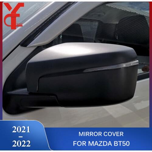 ABS Side Mirror Cover Rearview Mirrors Exterior Parts Car Accessories For Mazda bt50 2021 2022 YCSUNZ