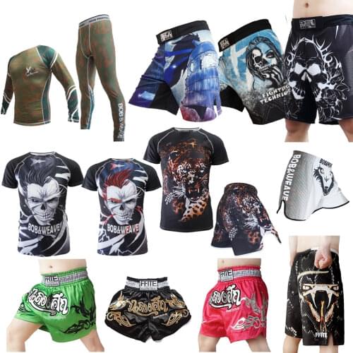 MMA shorts kick boxing muay thai shorts trunks mma cheap men fitness shorts sanda boxe fight wear grappling mma pants sport