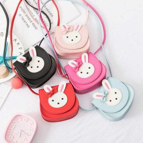 Cartoon Childrens Bag Korean Fashion Princess Kindergarten Cute Rabbit Single Shoulder Messenger Bag Girls Designer