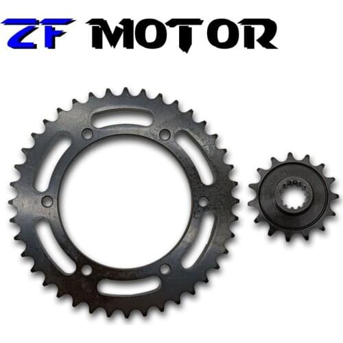 A Set Motorcycle Accessories Front and Rear Sprocket Chain For HONDA VFR400 RVF400 NC30 MC30 VFR RVF