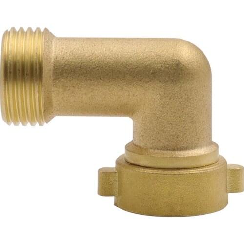Hose Adapter Garden Hose Elbow Connector 90 Degree Brass Hose Joint Elbow Suitable for Motor Home Water Pipe Hose Joint