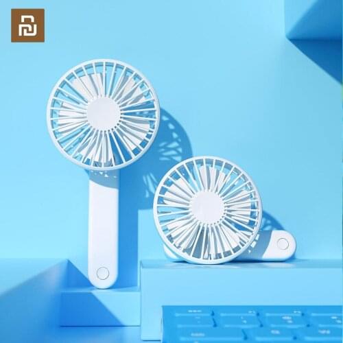 Portable Handheld Mini Fan 3 Wind Speed USB Rechargeable Dual-use Foldable Desktop Fans Small Air Cooler Outdoor Travel