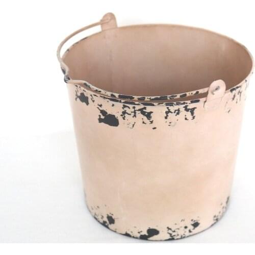 Newborn Baby Pink Iron Bucket Photography Props Bany Posing Bucket Photo Props Newborn Pail