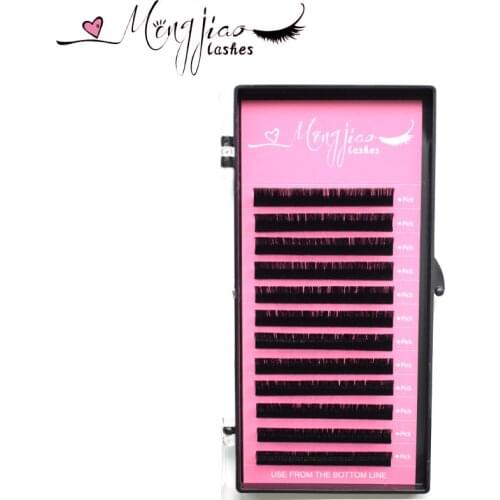 M&J Slik Eyelash Extension Individual Faux mink Eyelashs can do private label lashes 0.03 thickness Lashesfor professional