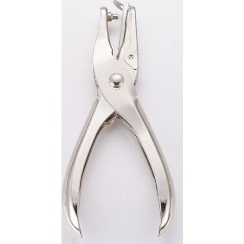 Alloy Handheld Puncher Paper Hole Circular Shaped Drill For Scrapbooking Jewelry Making Tools 13x5.85x1.6cm