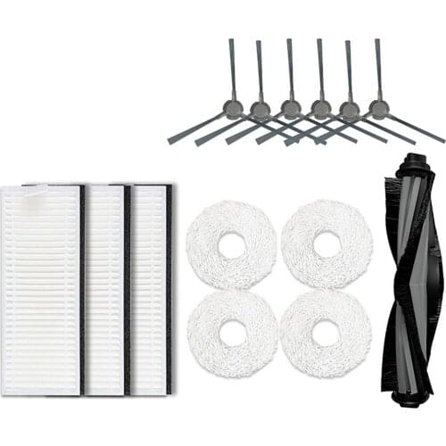Main Brush Filter Replacement Side Brushes for ECOVACS N9+ Vacuum Cleaner Cleaning Filters Spare Parts