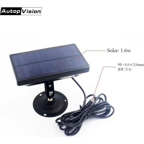 SP09 Solar Panel 9V Solar System DIY use For 4G WIFI Battery camera Chargers 18650 battery chargers Portable 0.4W Solar