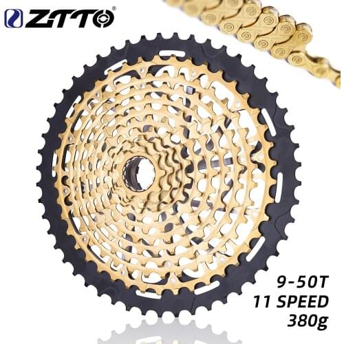 ZTTO MTB Ultimate 11 Speed 9-50T Cassette 11S 50t ULT XD Freewheel HG Ultralight 11S Cassette k7 GOLD Sprocket For mountain Bike