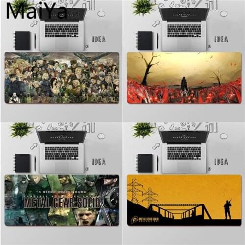 Maiya Top Quality Metal Gear Solid Beautiful Anime Mouse Mat Free Shipping Large Mouse Pad Keyboards Mat