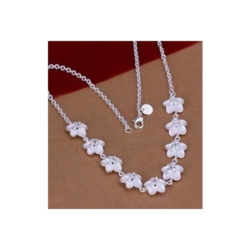 XLN149 Wholesale Charm Christmas Gifts Pendants Necklaces For Women Fashion Jewelry Inlaid Plum Flower /afmaiwta