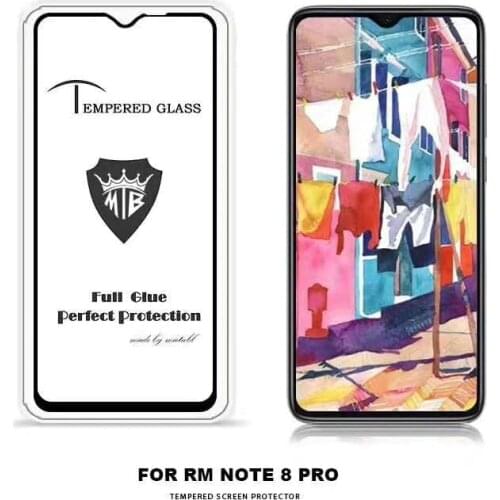 9D Full Glue Cover Tempered Glass Screen Protector CASE for Xiaomi Redmi Note 8 Pro Note8 Pro Redmi Note 8 64G 128G Glass film