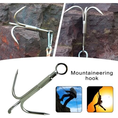 Anchor Hook Clasp Grappling Tackle For Boat Fishing Mountaineering Climbing Tools Outdoor Climbing Claw Accessories