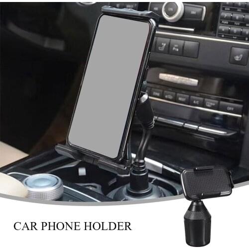 1 Pc Universal Adjustable ABS Cup Holder 360 Degree Rotatable Car Mount Bracket Stand Cradle For Mobile Phone