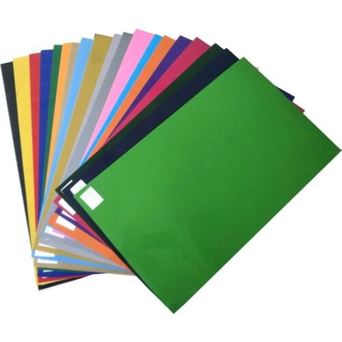 12 Colors Stretch Matte PU heat transfer vinyl film Cutting Heat press Vinyl Film Iron-on HTV T-Shirt Decorative Films