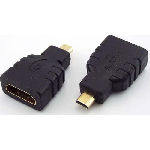 1/2/5Pcs Micro HDMI-compatible Male to Female Adapter Type D to A Connector Converter Adapter for Xbox 360 for PS3 HDTV