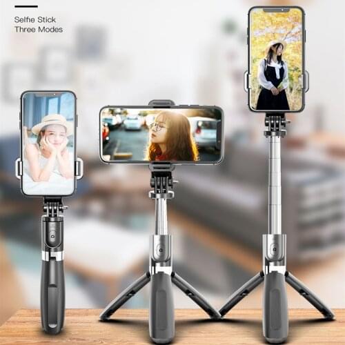 New Universal 3 In 1 Wireless Bluetooth Selfie Stick Extendable Monopod Foldable Tripod With Remote Phone Holder For IOS Android