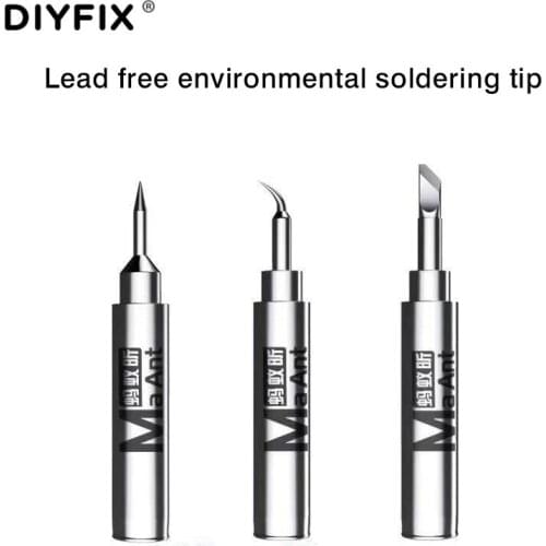 936 Flying Wire Soldering Iron Head Straight Bend Sharp Tip Lead-free Soldering Head Durable Fast Heating Pp 236 Soldering Head