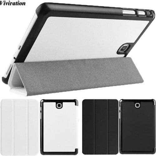 Tablet PU Case For Samsung Galaxy Tab A T550 T555 SM-T555 SM-T550 9.7" Capa Funda Smart Cover High Quality Flip Protective Shell