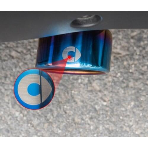 Car Exhaust Pipe Modified Stainless Steel Decorative Tail Throat For Mercedes Smart 453 Fortwo Forfour Car Accessories Exterior