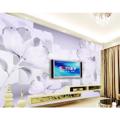 Fantasy Flowers Wallpaper murals flowers Home Decoration TV background wallpaper 3d mural wallpaper