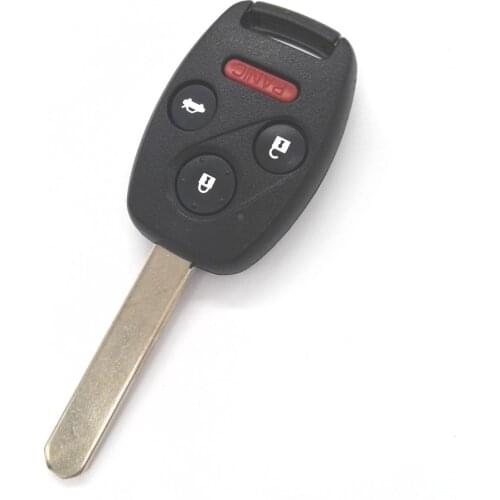 HKCYSEA 3+1 Button Remote Key Fob 313.8MHz ID46 Chip for 2008-2012 Honda CRV Accord G8D