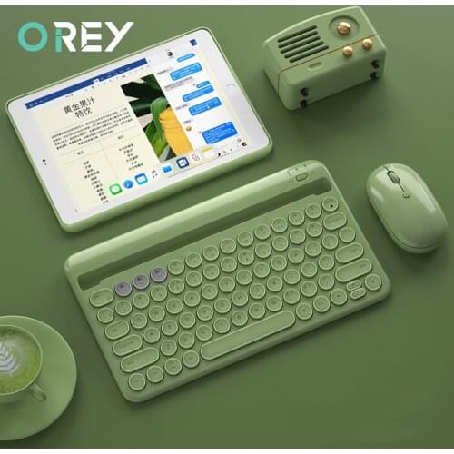 Bluetooth Keyboard Wireless Gaming Keyboard Mouse Set Silent Mini iPad Keyboard Magic For Phone Laptop Tablet PC Gamer Keyboard