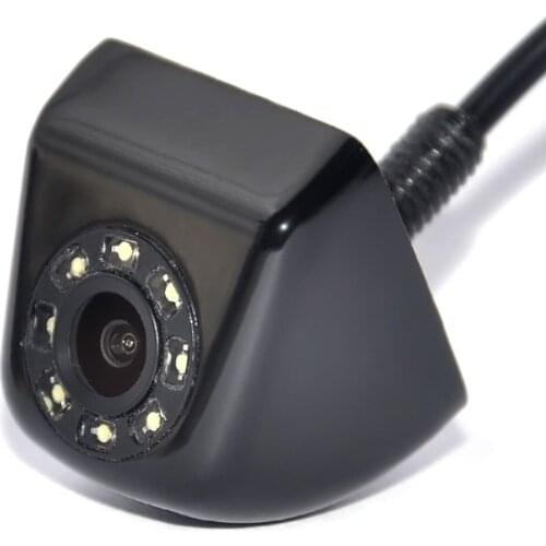 8LED Factory CCD ccd Rearview Waterproof night 170 degree Wide Angle Luxur Car Rear View Camera Reversing Backup Camera