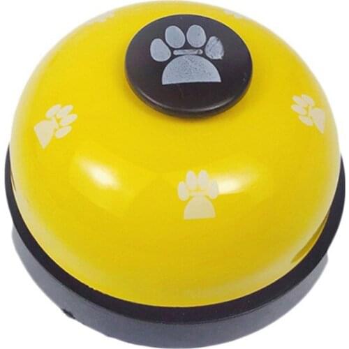 Dog Training Bell Plastic Big Button Cats Bells Mechanical Sound Dogs Pets Agility InteractiveToys