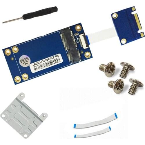 MSATA to M.2 Adapter 6.0Gbps mSATA Mini PCI-E 3.0 SSD to NGFF M.2 B Key SATA Interface Adapter Card Support Full size Half Size