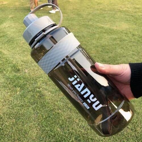 New Water Bottle with Straw Outdoor Water Bottle Healthy Plastic Travel Drinkware Sports Shaker Cute Kids Baby Adult Waterbottle