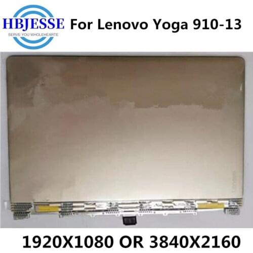 13.9"UHD 3840*2160 OR FHD 1920*1080 For Lenovo Yoga 910-13 Yoga 910-13ISK 80VF LCD Screen Touch Digitizer Full Assembly