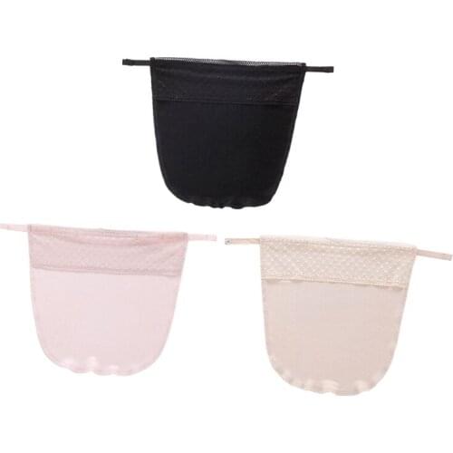 Womens Invisibility Chest Film Adjustable Comfortable Natural Silk One-Piece Boob Tube Top Breathable for Sexy Low-Neck