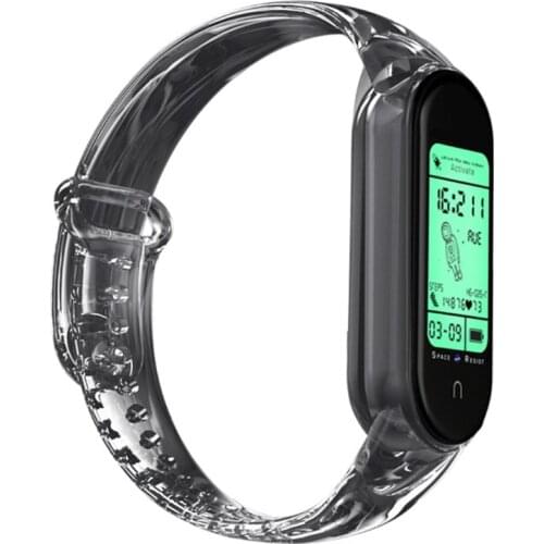 Adjustable Strap for Mi Band 6, Silicone Watch Band Bracelet Strap Replacement WristBand Repair for mi 3 4 5 6