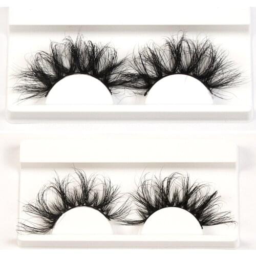 Lashes 25mm Lashes Mink Wholesale Eyelash Bulk Eyelashes Mink Fluffy Super Wispy Reusable Gorgeous Makeup