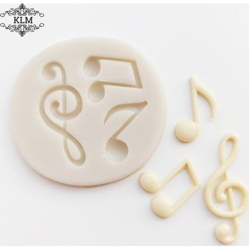 Musical note cake tool chocolate biscuit fondant silicone mold