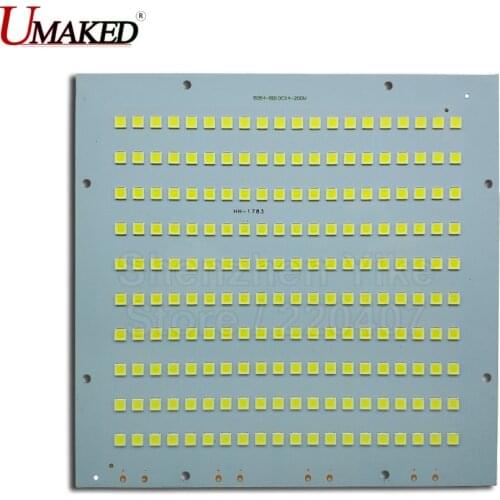 10PCS 100% Full Power LED Floodlight PCB 10W 20W 30W 50W 100W 150W 200W SMD5054 led board,Aluminum plate for led floodlight