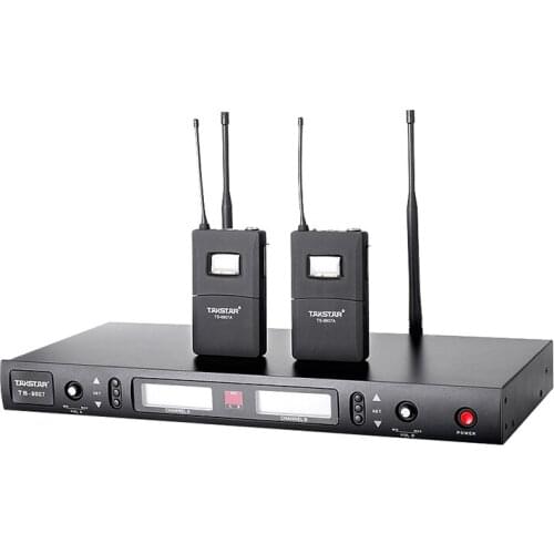 Takstar TS-8807PP Professional Wireless lapel Microphones for KTV meeting On-stage performance Lavalier and Headset Microphones
