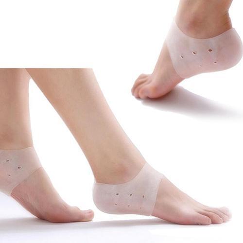 1 Pair Silicone Moisturizing Breathable Foot Skin Care Protector Pedicure Health Massager Made from high quality silicone, it is