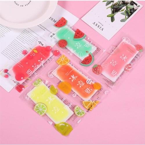 10pcs Cooling Patches Baby Fever Down Plaster Migraine Headache Pad Lower Temperature Ice Gel Polymer Hydrogel Heat Sheets