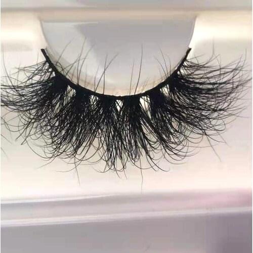 5D mink eyelash lashes extension 25mm messy mink eyelashes long Fake eyelashes thick and multi-layered bulk MIX style wholesale