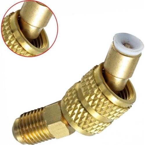For Auto Air Conditioning R410A R22 R32 Mobile Head adapter 1/4 Adapter x Refrigerator Air W Thread SAE Tool M conditioning