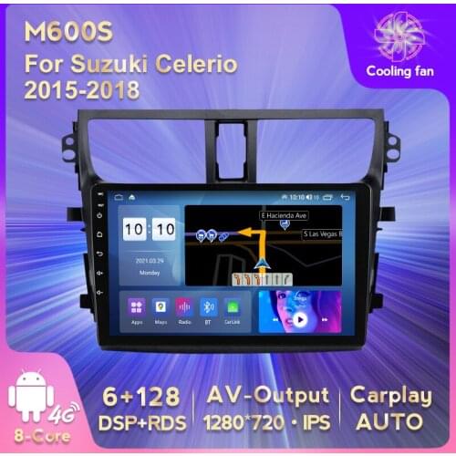 Android 11 Eight Core 6G RAM 128G ROM GPS Car DVD Player For Suzuki Celerio 2015-2018 Car Player Navigation no 2din 2 din DVD